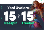 liderbahis 15 freespin veya 15 tl freebet